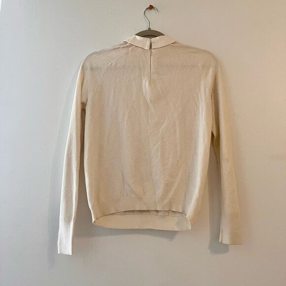 Tory Burch Carmine Sweater Ivory Sz XS/TP - Picture 4 of 5